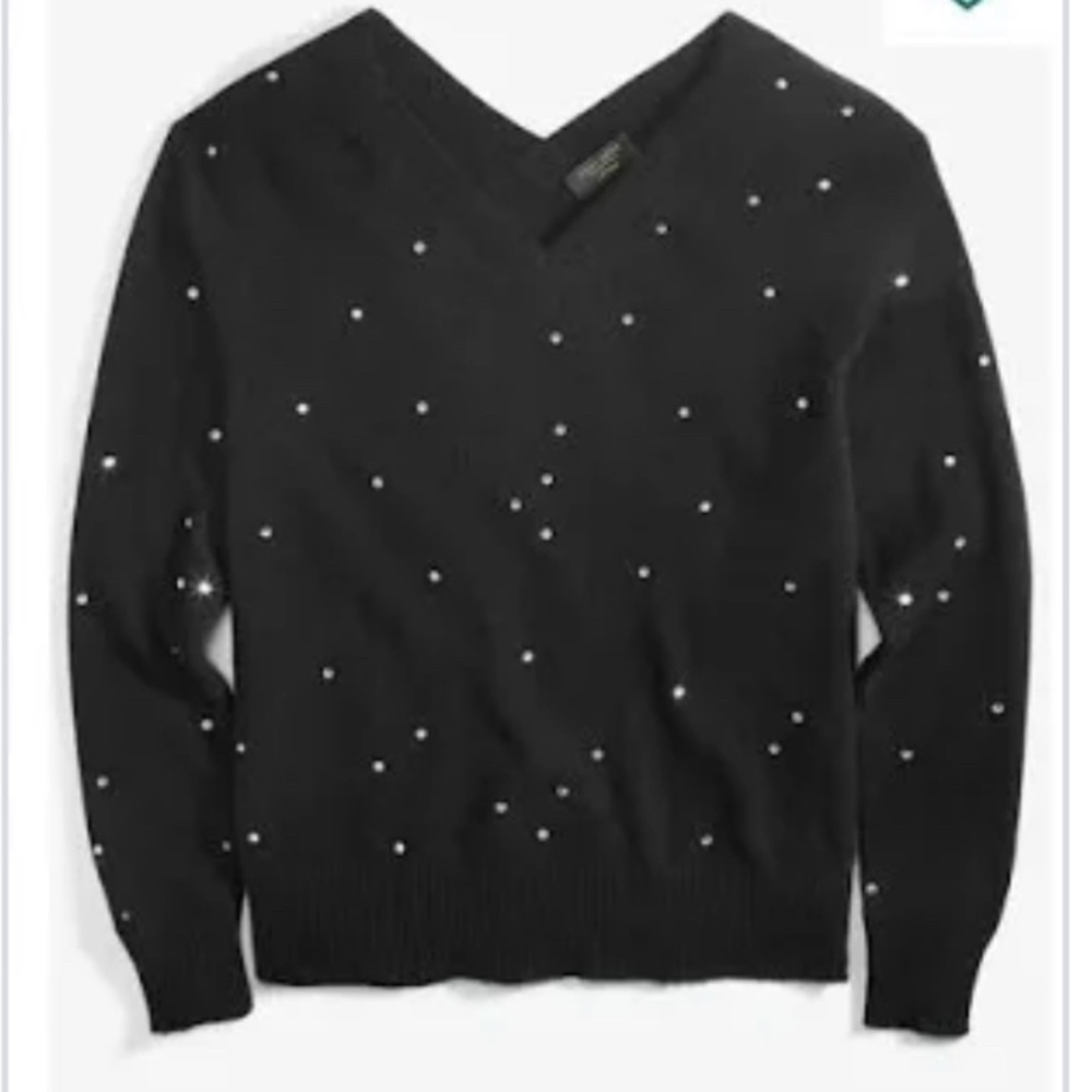 Charter Club Black Cashmere Sweater